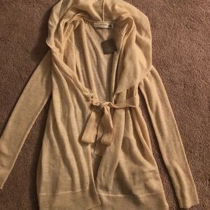 Anthropologie Hooded Cardigan size M